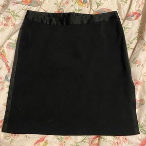 Black made-in-Canada mini skirt